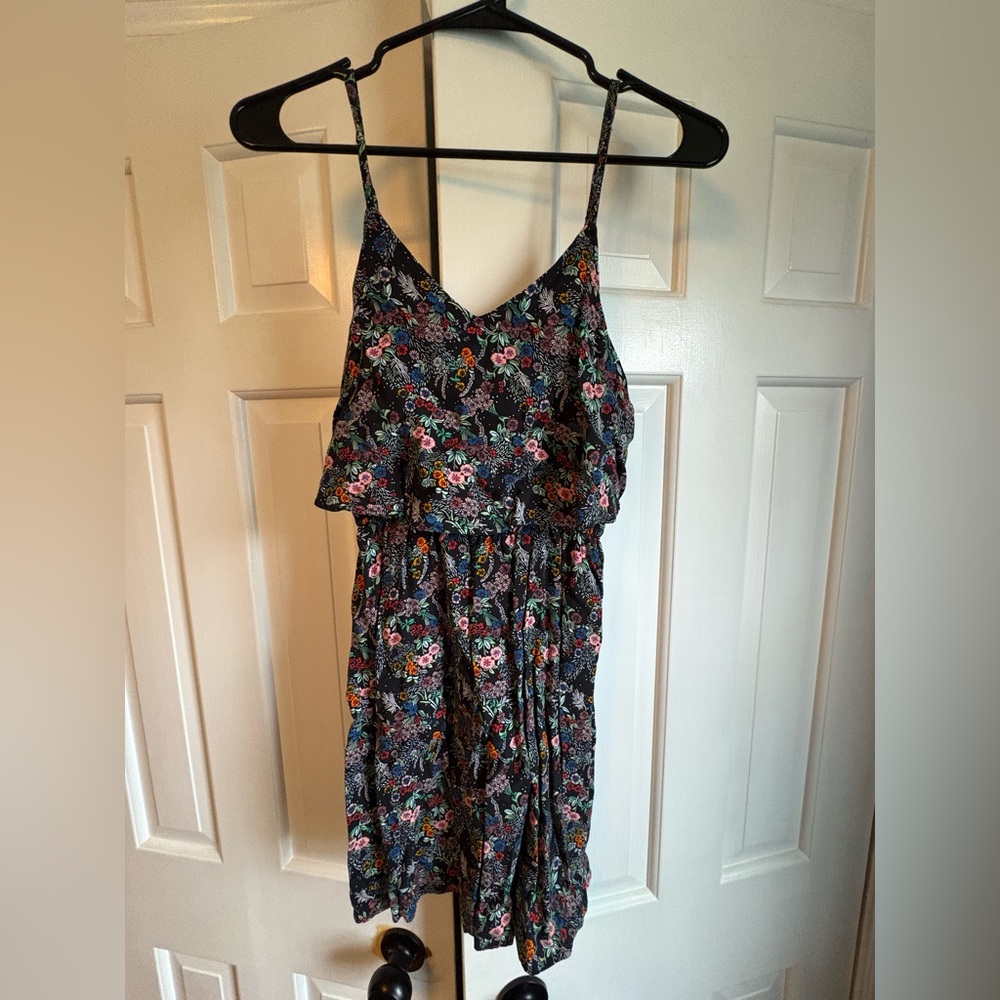 Floral Spaghetti Strap Dress